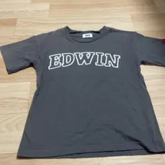 EDWIN カレッジロゴ Tシャツ グレーのサムネイル