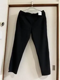 レディース ストレートパンツ ブラック 3L A丈