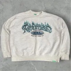 【美品】 Refurbish ファイヤー ロゴ スエット トレーナーのサムネイル