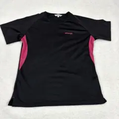 【 美品 】 Kaepa ケイパ スポーツ 半袖 速乾 黒 ピンク 女性 L