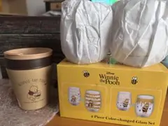 Disney プーさん　グラスとタンブラーセット