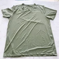 送料無料✨オリーブグリーン クルーネック Tシャツ