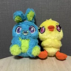 トイストーリー　ダッキー　バニー　ぬいぐるみ　マスコット　キーホルダー