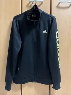 adidas ジャージ　上　ゴールド　黒