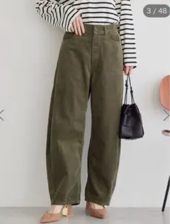 カーブパンツ カジュアルパンツ