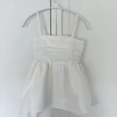 GRL タイ付きギャザーペプラムキャミソール
