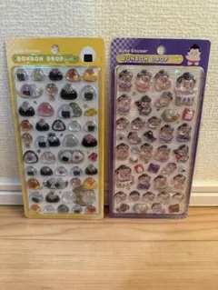 ボンボンドロップシール　和柄　相撲　おにぎり