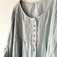 サマンサモスモス ETHICAL CRAFTS リネン ロング ワンピース