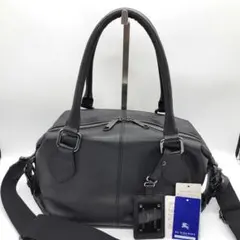 新品同様✨️ バーバリーブルーレーベル レザー ハンドバッグ 2way ブラック