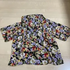 6 ROKU 花柄 ショート丈 半袖シャツ - メルカリ