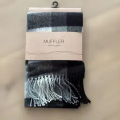 チェックマフラー　レディース