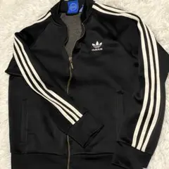 アディダス SST トラックジャケット M トレフォイル 刺繍 ゴールドジップ