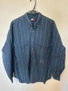 TOMMY HILFIGER チェック柄ネルシャツ Lサイズ