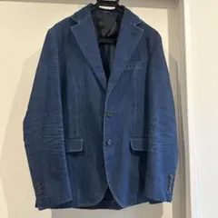 ポロラルフローレン デニムテーラードジャケット38S 紺