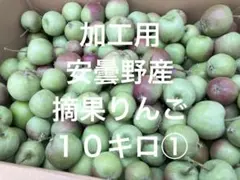 ✴︎加工用✴︎安曇野産✴︎減農薬✴︎摘果りんご10キロ①のサムネイル