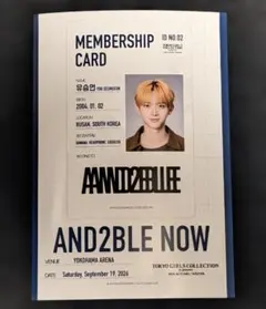 AND2BLE TGC YOO SEUNGEON フォトカード