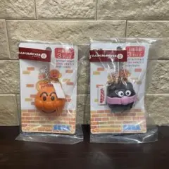 新品　アンパンマンミュージアム限定　キーホルダー　アンパンマン　バイキンマン