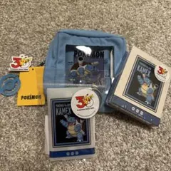 ポケモン 30周年 カメックス ポーチ2種　メモ　3点セット