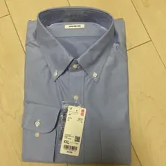UNIQLO ボタンダウンシャツ XXL 64ブルー