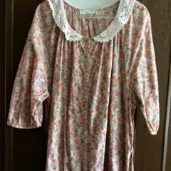 earth 花柄ワンピ