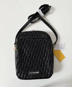 ラバガジェリー シープレザー ショルダーバック　黒　 新品