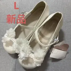 タグ付き まゆろん majoretty ヒールリボンパンプス Lサイズのサムネイル