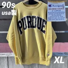 90s Champion チャンピオン リバースウィーブ　usa製　マスタード