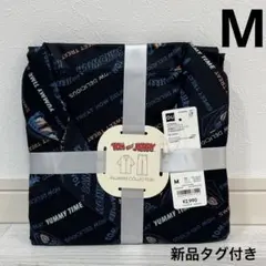 【新品】GU サテンパジャマ M トムとジェリー ジーユー ネイビー