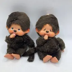 レトロ　ヴィンテージ　90s モンチッチー　2点セット　ブルーアイ　カタカナタグ