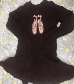 バレエシューズ刺繍ワンピース