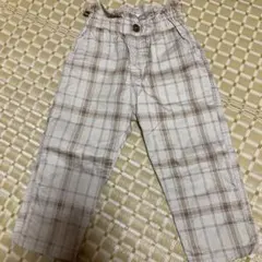 キッズ　branshes チェック柄 パンツ 長ズボン110 春夏秋用