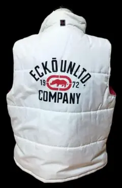 Ecko Unltd. エコーアンリミテッド ダウンベスト 白 当時物