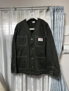 Mark Gonzales ダークグレー ノーカラーカバーオール