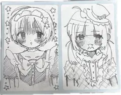 イラスト　シール　萌え絵　地雷