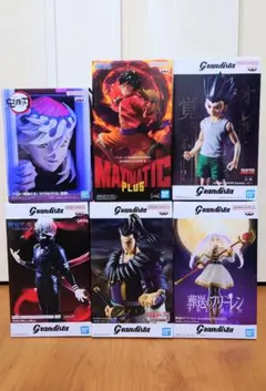 人気アニメフィギュア6種6体セット】まとめ売りG__k/ - メルカリ