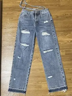 ANDWANG ストレートデニムパンツ Sサイズ