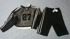【新品タグ付】半袖Tシャツ メッシュ長袖 ハーフパンツ 3点セット