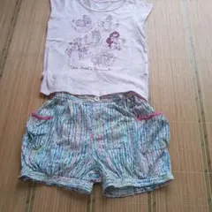familiar 120サイズ ショートパンツとユニクロTシャツセット