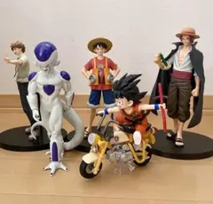 ドラゴンボール ワンピース　チェンソーマン フィギュア5体まとめ売り