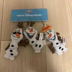 東京ディズニーリゾート オラフ キーホルダー 3個セット