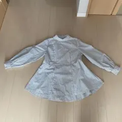 OPAQUE.CLIP ハイネックペプラムブラウス