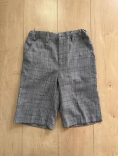 チェック柄 ハーフパンツ フォーマル 110cm