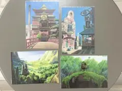 三鷹の森ジブリ美術館限定 ポストカード4点