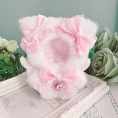 しーちゃん様(500-501)ぬい服10cm 着ぐるみ ねこ耳 ピンク 紫 - メルカリ