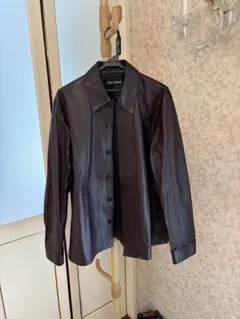 Our Legacy Leather Shirt Brown Mのサムネイル
