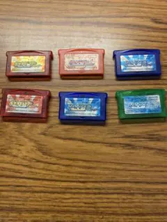 【動作確認済み】ポケモン GBA 6本セット（エメラルド・ルビー 他）