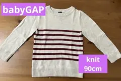 【babyGap】ストライプ ニットセーター 90cm