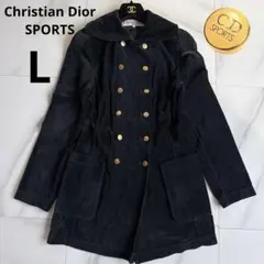 希少 美品 Christian Dior SPORTS ベロア ダブル コート