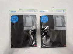 AIRism メッシュタンクトップ Black Lサイズ 2枚セット