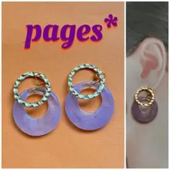 No.89*5 ハロウィンなフープピアス/イヤリング